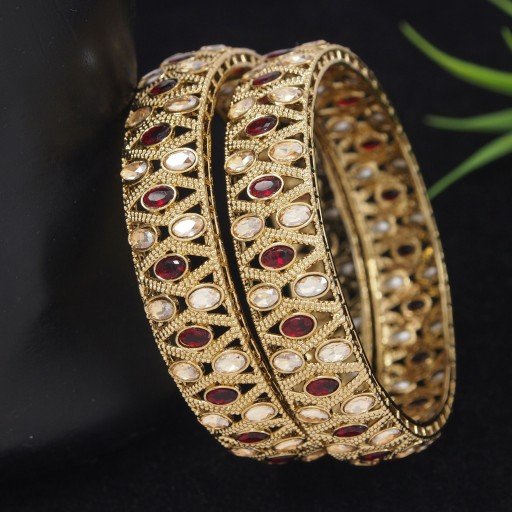 Antique Polki Bangles