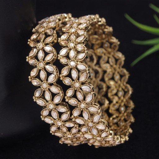 Captivating Polki Bangles