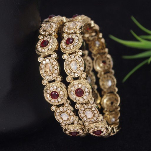 Glamorous Polki Bangles