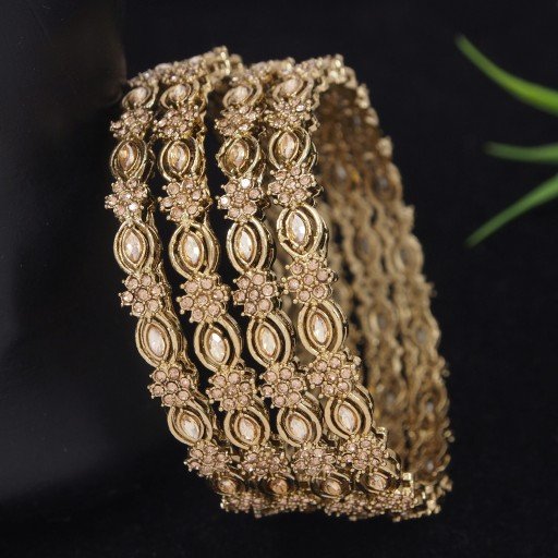 Stylish Polki Bangles