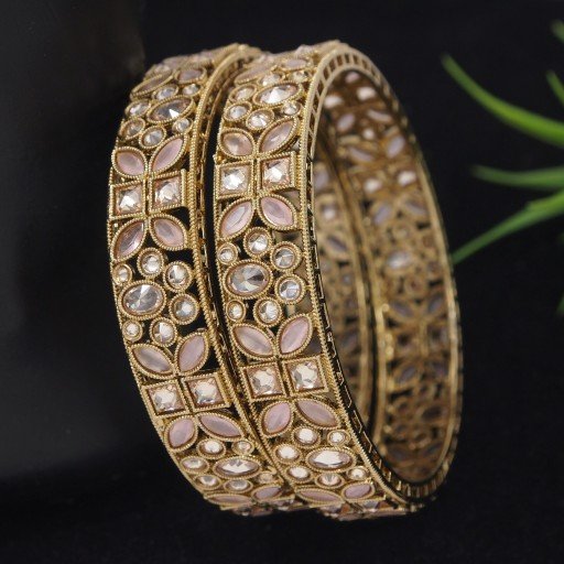 Alluring Polki Bangles