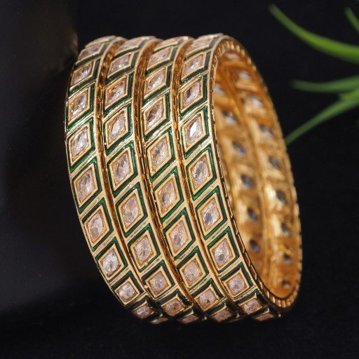 Elegant Polki Bangles