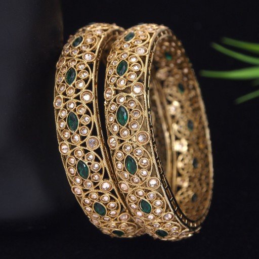Engaging Polki Bangles