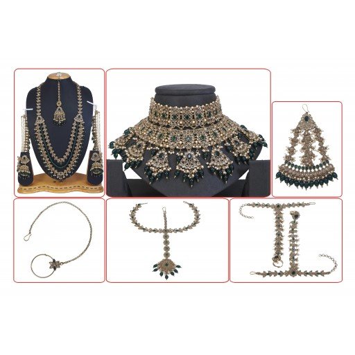 Prepossessing Polki Bridal Set