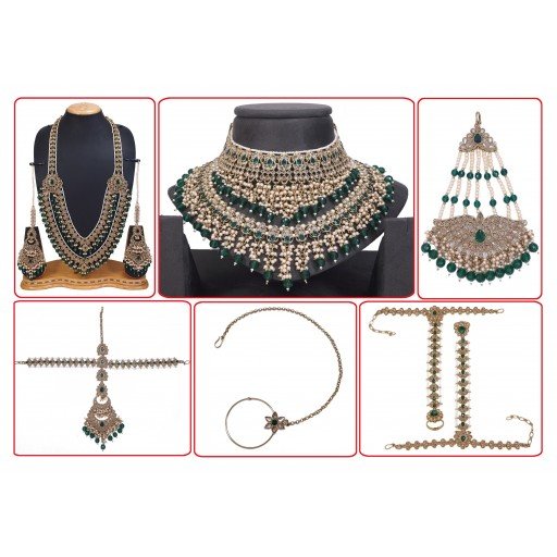 Antique Polki Bridal Set