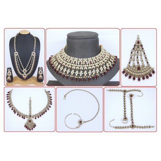 Prepossessing Polki Bridal Set