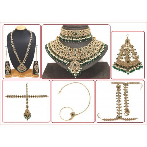 Antique Polki Bridal Set