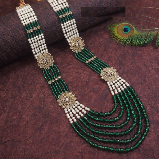 Charismatic With Traditional Work Dulha Mala  