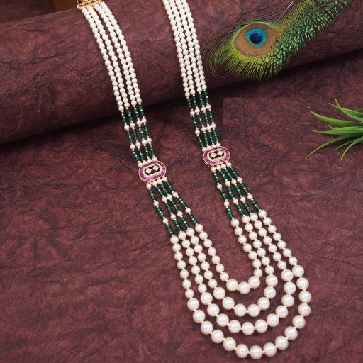 Pleasant With Traditional Work Dulha Mala  