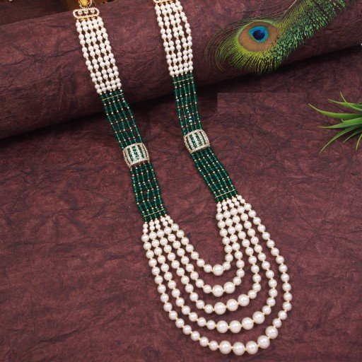 Ravishing With Traditional Work Dulha Mala  