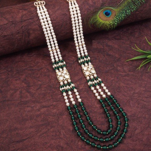 Trendy With Ethnic Work Dulha Mala  