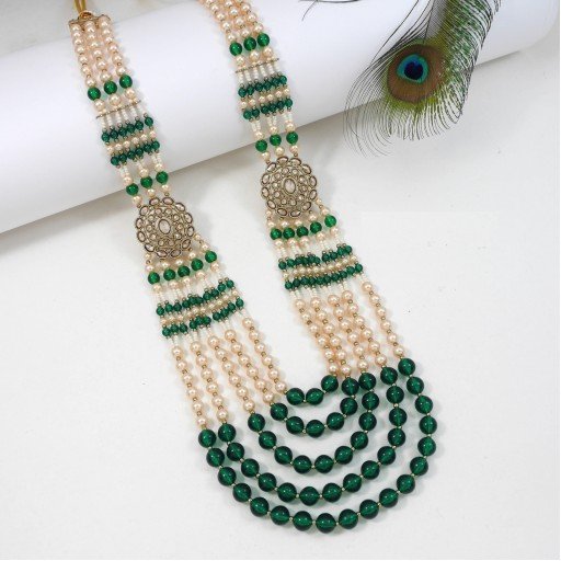 Captivating With Traditional Work Dulha Mala  