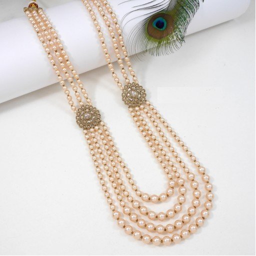 Charming With Designer Stone Work Dulha Mala  