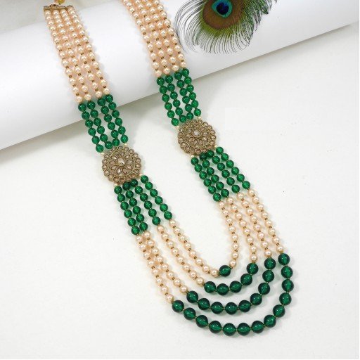 Desirable With Traditional Work Dulha Mala  