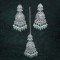 Alluring Polki Earring And Tikka Set  