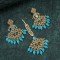 Alluring Polki Earring And Tikka Set  