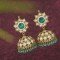 Kundan Earrings Adorned With Kundan Work