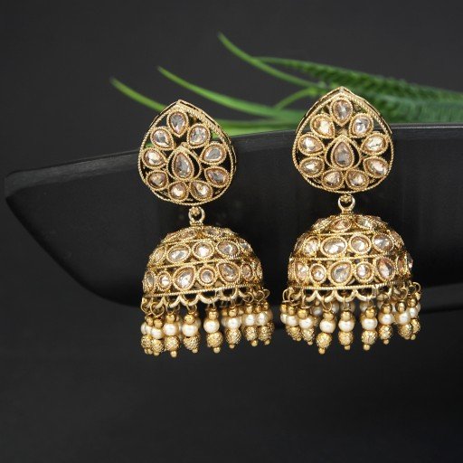 Prepossessing Indian Reverse Ad Jhumkas