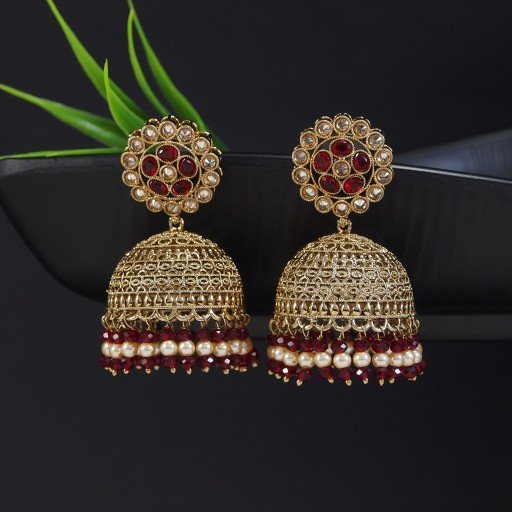 Prepossessing Indian Reverse Ad Jhumkas