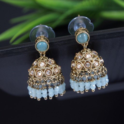 Fashionable Indian Reverse Ad Jhumkas