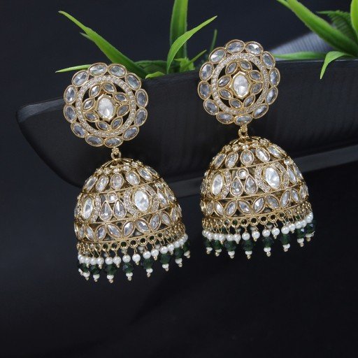 Glorious Indian Reverse Ad Jhumkas