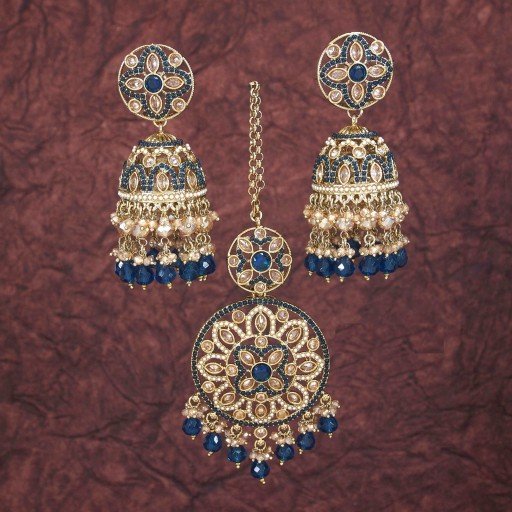 Glamorous Indian Reverse Ad Jhumkas