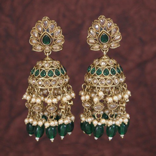 Pleasant Indian Reverse Ad Jhumkas