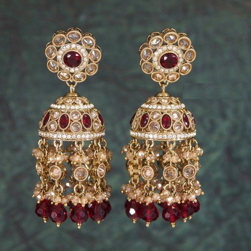 Exclusive Indian Reverse Ad Jhumkas
