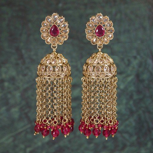 Magnificent Indian Reverse Ad Jhumkas