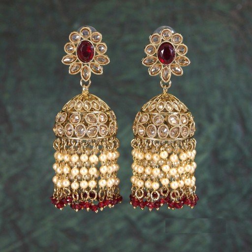 Pleasant Indian Reverse Ad Jhumkas