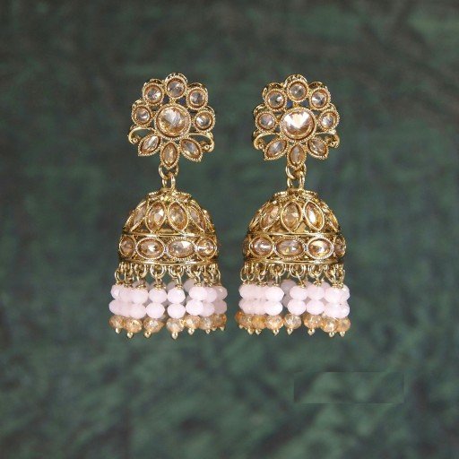 Radiant Indian Reverse Ad Jhumkas