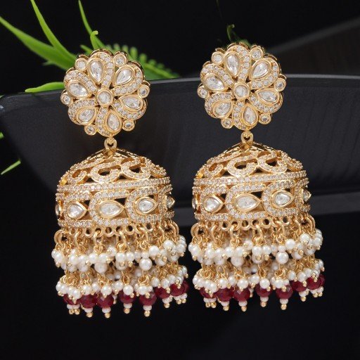 Antique Real Kundan Earrings