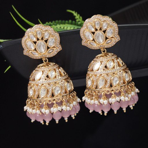 Attractive Real Kundan Earrings