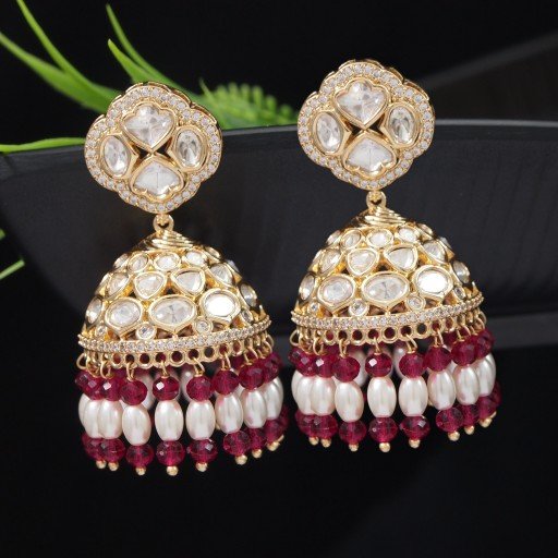 Beautiful Real Kundan Earrings