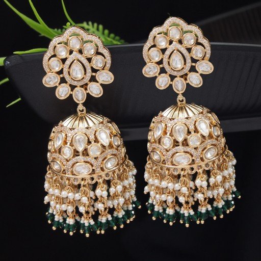 Captivating Real Kundan Earrings
