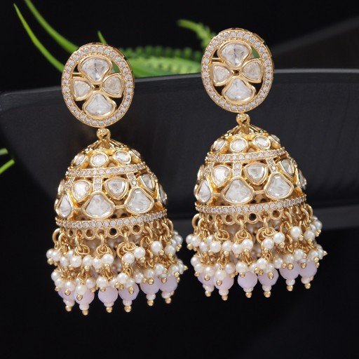 Charismatic Real Kundan Earrings