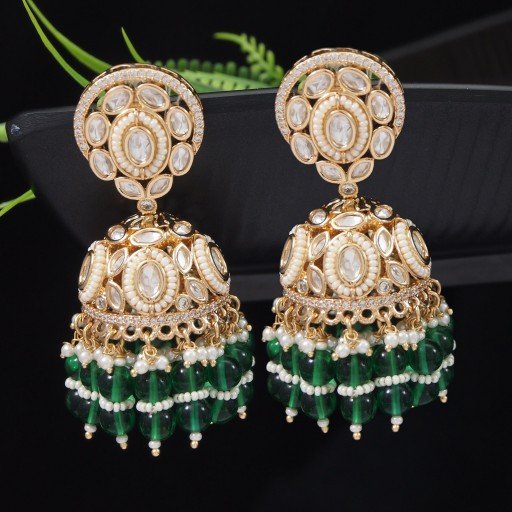Charming Real Kundan Earrings