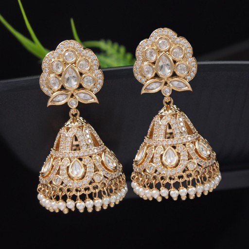 Elegant Real Kundan Earrings