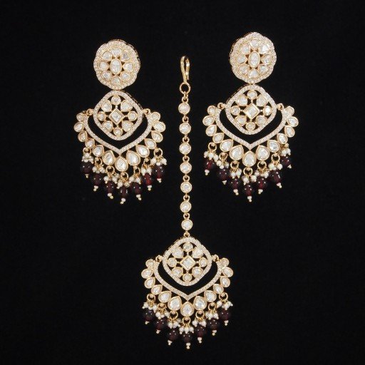 Fashionable Real Kundan Earrings