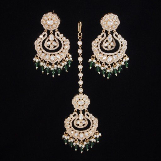 Glamorous Real Kundan Earrings