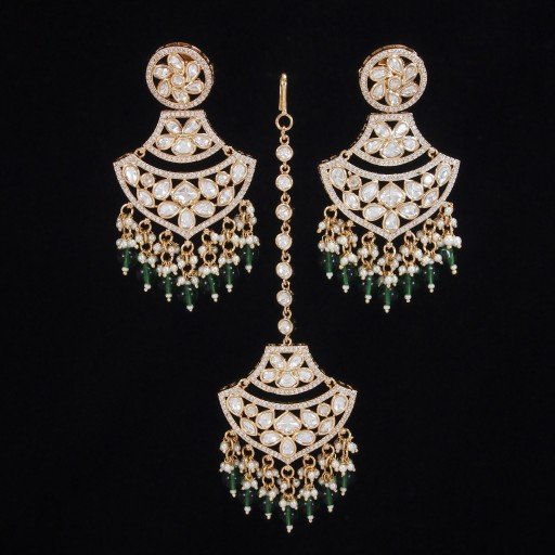 Glorious Real Kundan Earrings