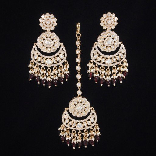 Magnificent Real Kundan Earrings