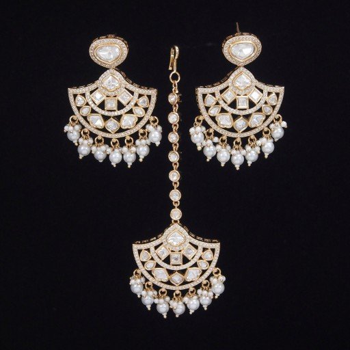 Alluring Real Kundan Earrings
