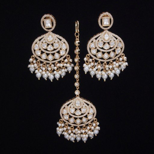 Fashionable Real Kundan Earrings