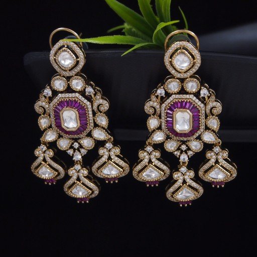 Captivating Real Kundan Earrings