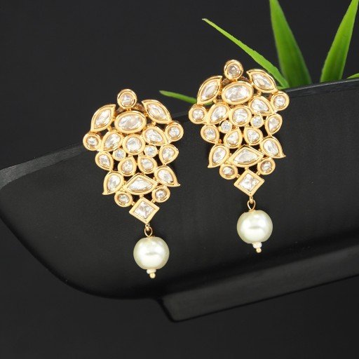 Charming Real Kundan Studs