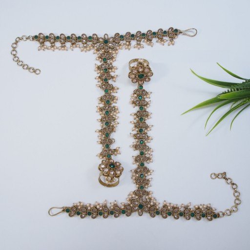 Glorious Polki Hath Panja