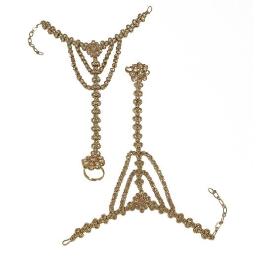 Alluring Polki Hath Panja