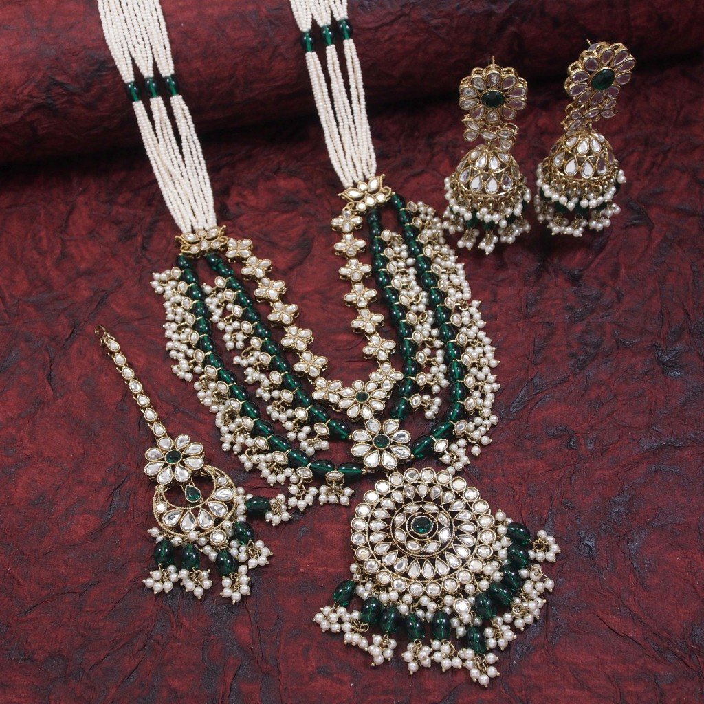 Heavy Rani Haar Ethnic Worked Long Rani Haar Embellished With Real Polki Work