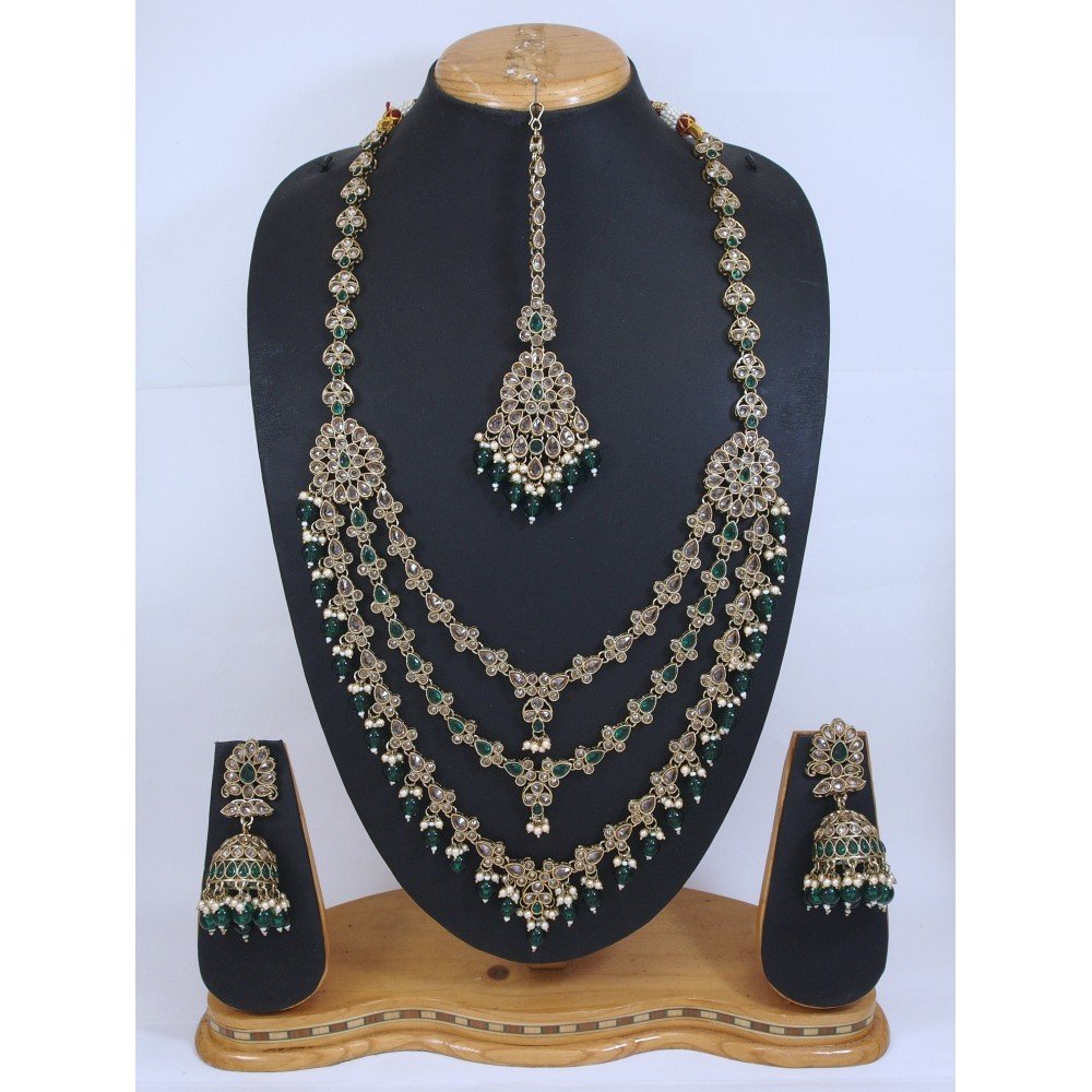 Heavy Rani Haar Ethnic Worked Long Rani Haar Adorned With Crystal Ad Work
